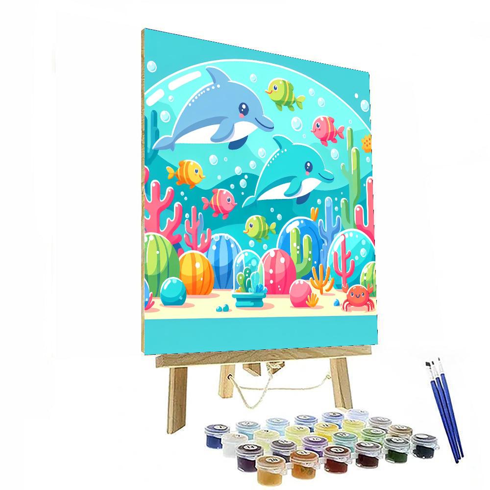 Undersea Adventure Friends Number Painting