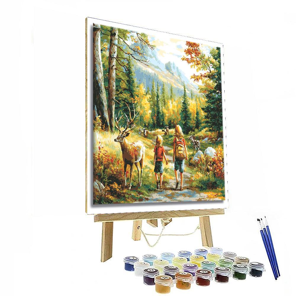 Exploring Nature's Wonders Number Painting