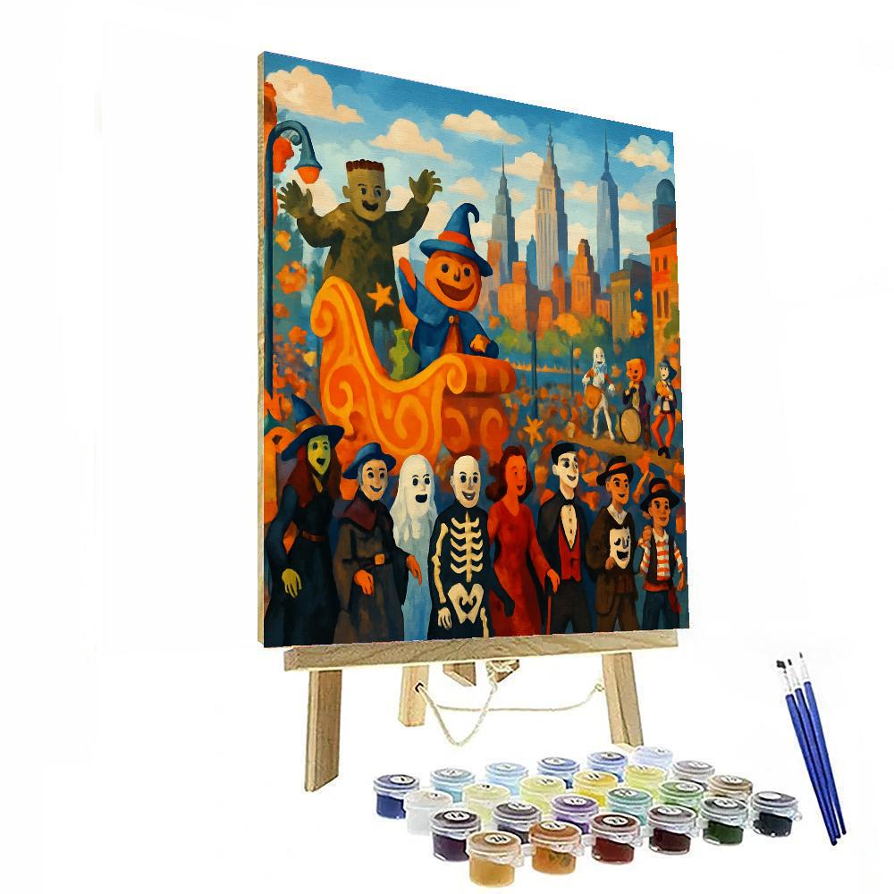 New York City Halloween Parade - Usa Painting Number Kit