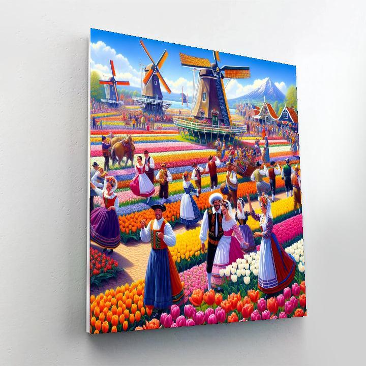 Tulip Time Festival - Usa Number Painting