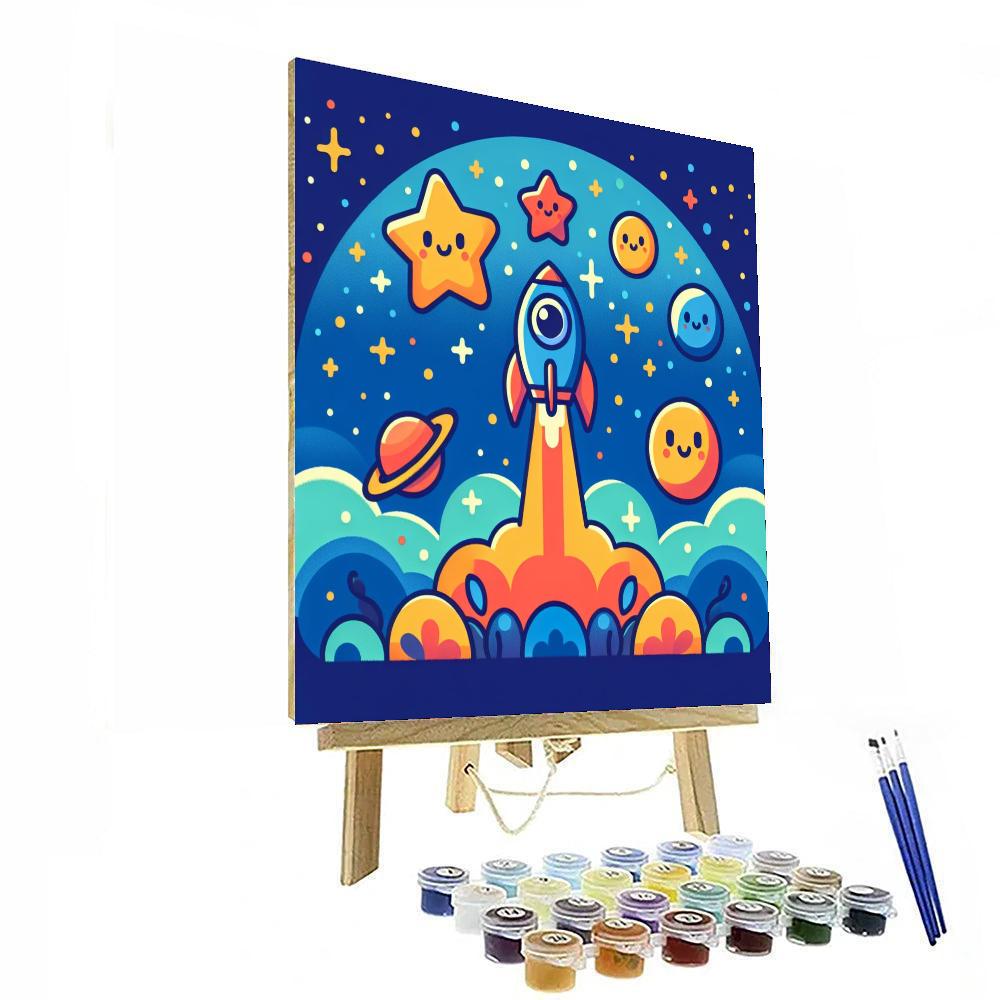 Mysterious Space Voyage Numbered Painting Kits