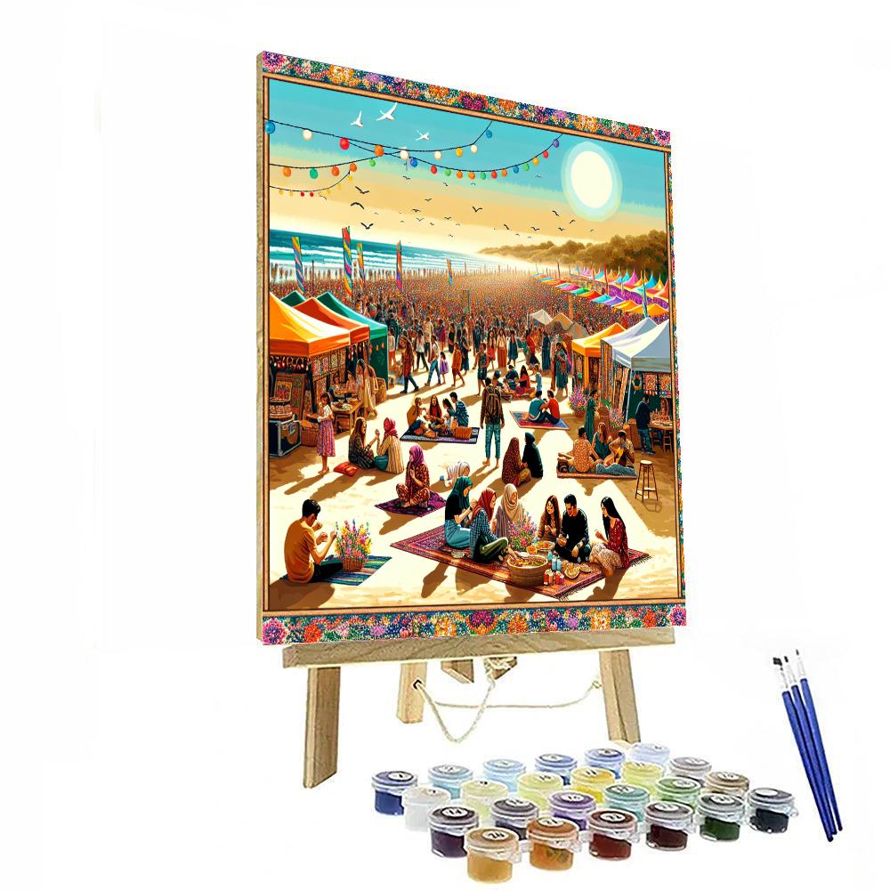 Saadiyat Beach Festival - Uae Number Painting
