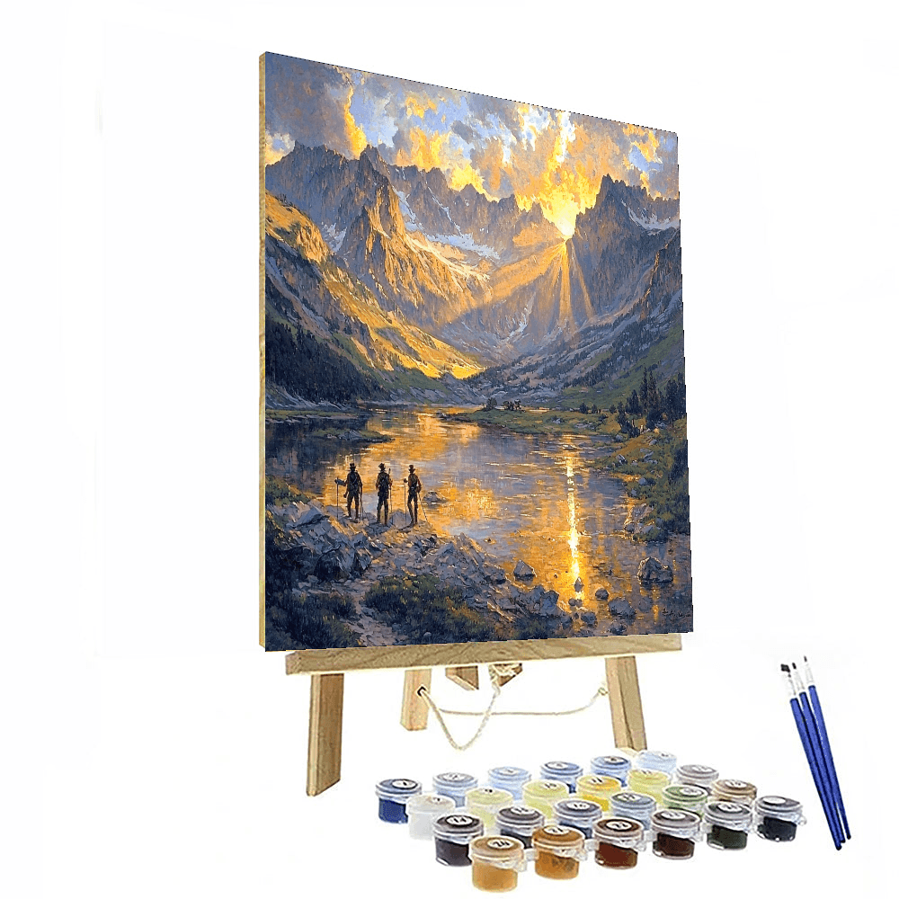 Albert Bierstadt Inspired Historic Expedition  Paint By Numbers