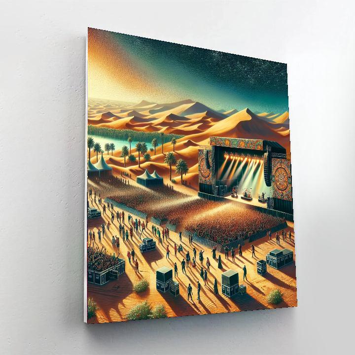 Dubai Desert Rock Festival - Uae Paint By Numbers Kits
