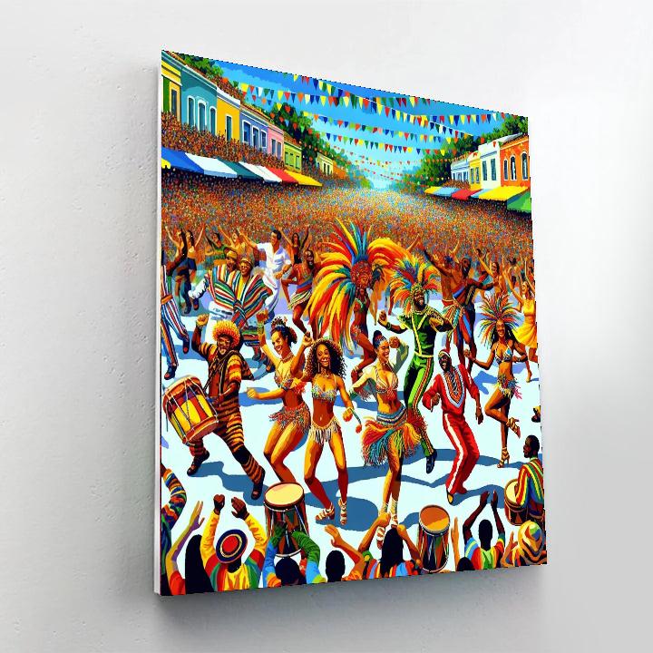 Harajuku Omotesando Genki Matsuri Super Yosakoi DIY Paint By Numbers