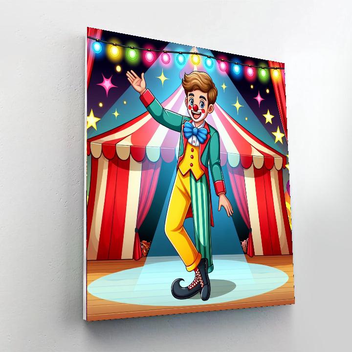 Circus Clown Show Paint By Numbers Kits
