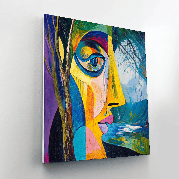 Pablo Picasso Inspired Picasso's Subconscious  Paint By Numbers Kits