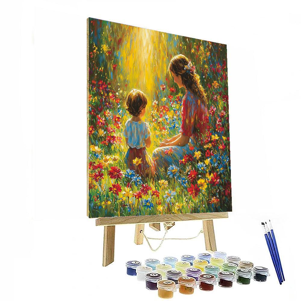 Motherly Garden Of Joy Numbered Painting Kits