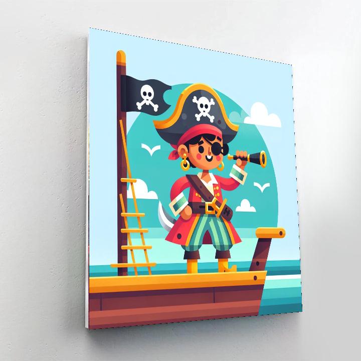 Pirates Of The High Seas Painting Number Kit