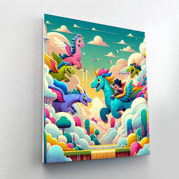 Cloud Kingdom Adventure DIY Paint By Numbers