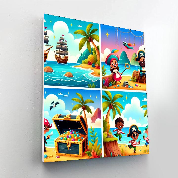 Pirate's Bay Numbered Painting Kits