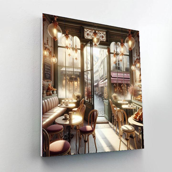 Café Parisienne Charm Painting By Numbers Kit