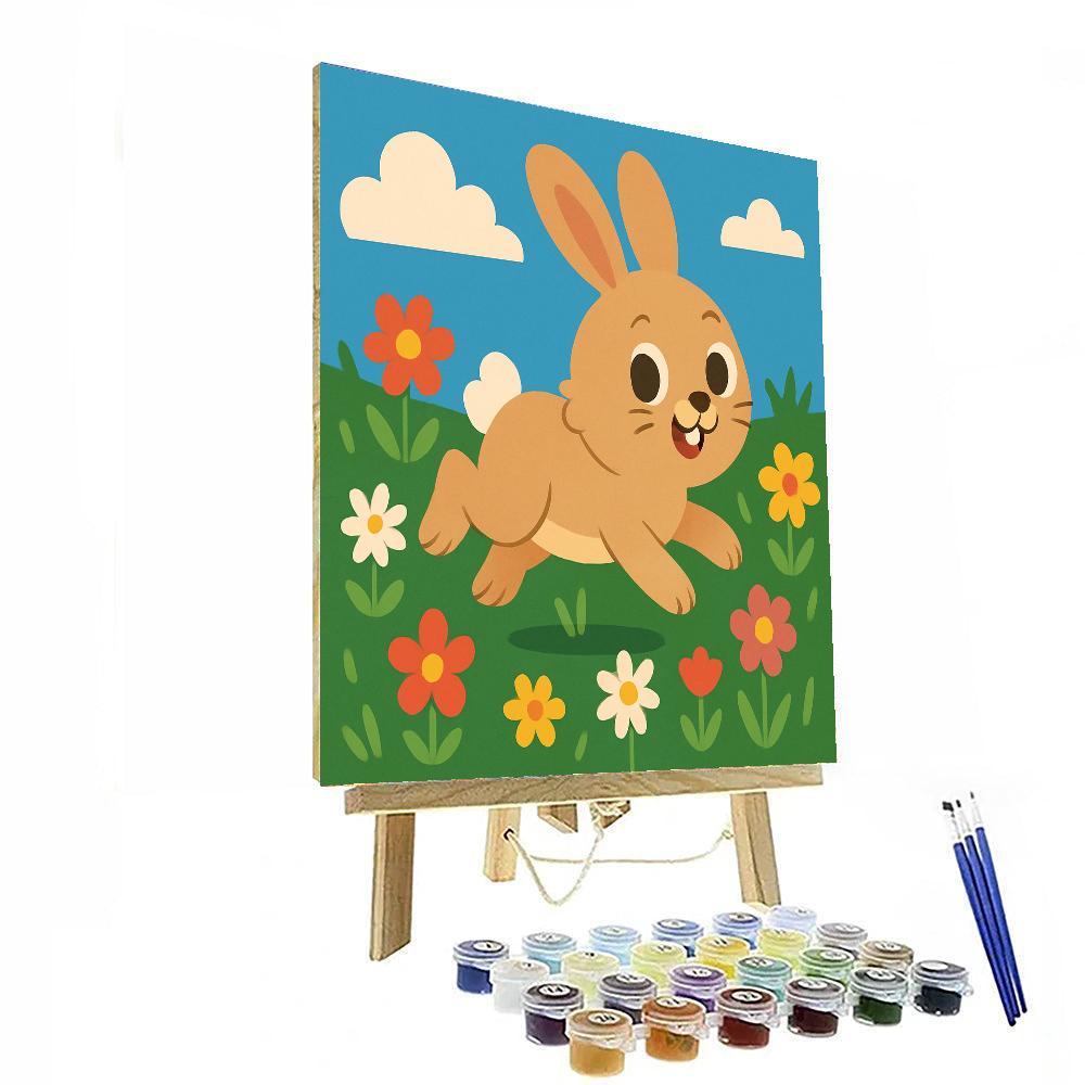 Energetic Rabbit Painting By Numbers Kit