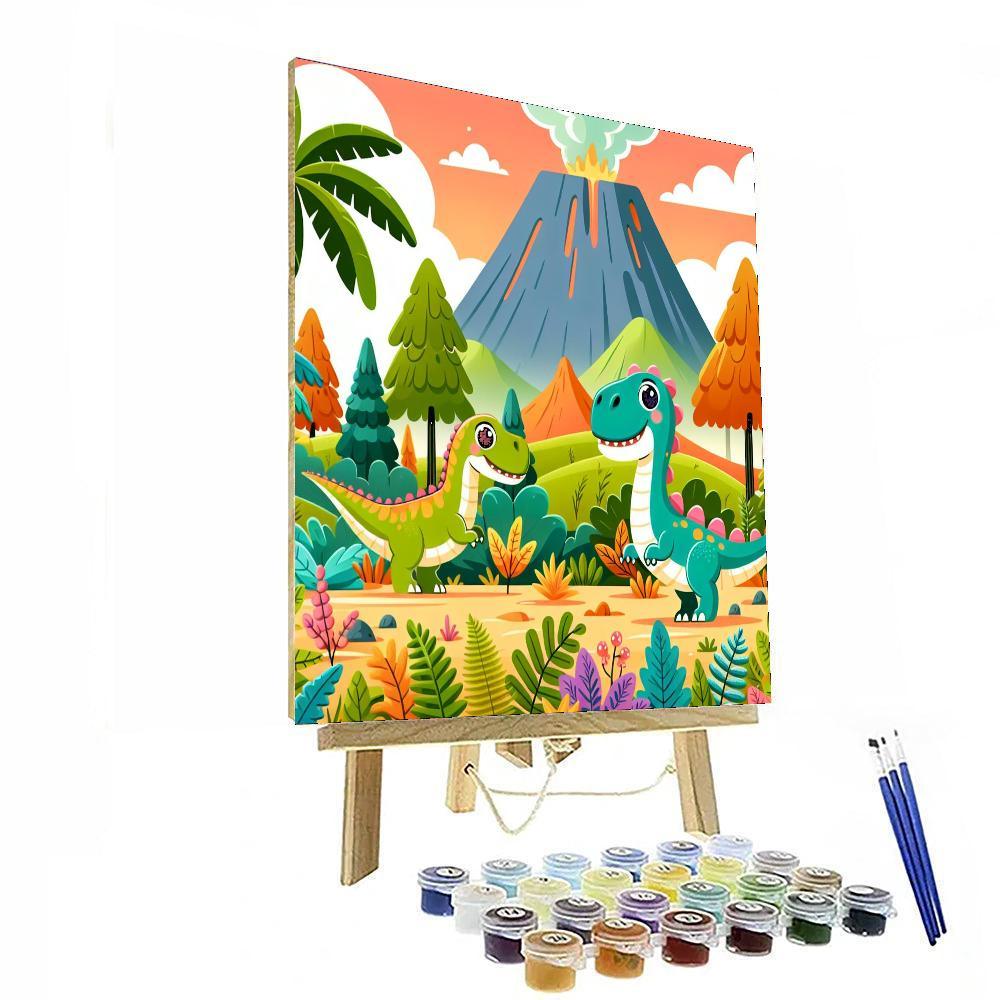 Creative Dinosaur Discovery Numbered Painting Kits