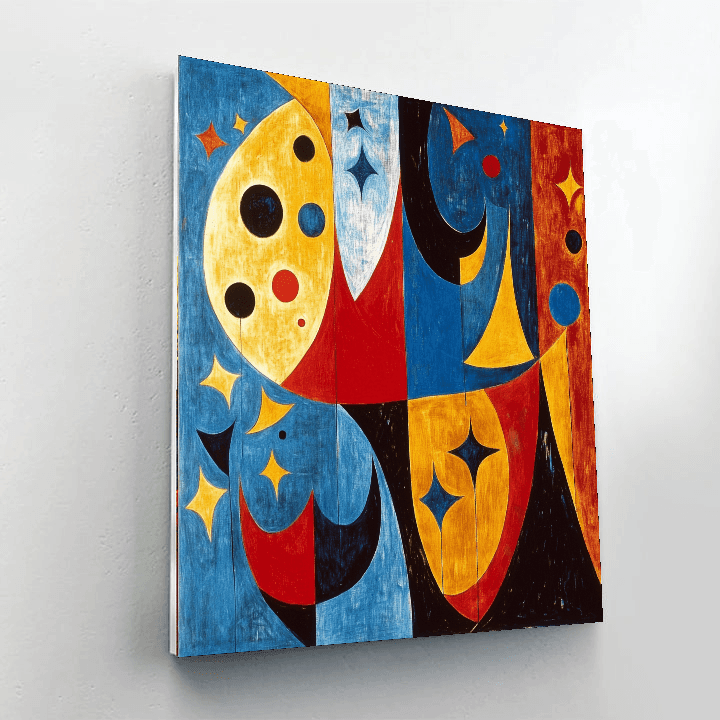 Joan Miró Inspired Dreamy Daydreams  Paint By Numbers Art