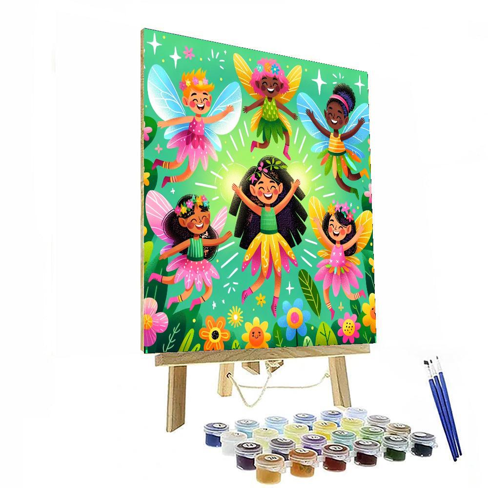 The Happy Adventure In Fairyland DIY Paint By Numbers