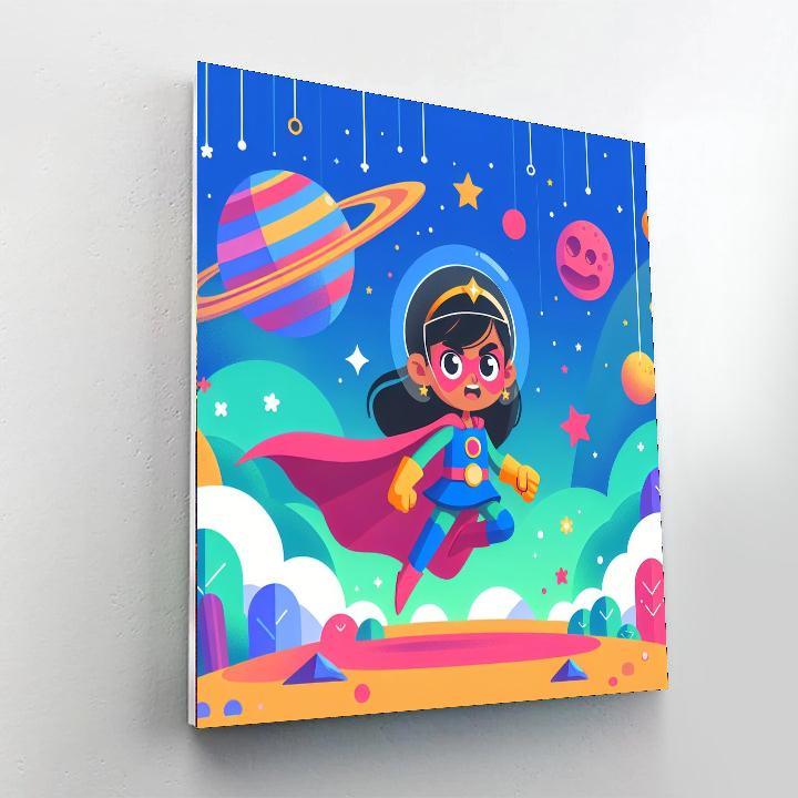 Superhero Mission Adventure Paint By Number