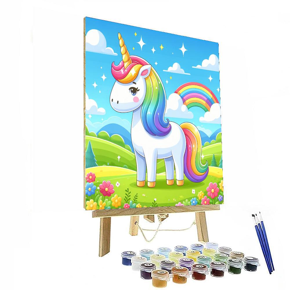 Royal Unicorn Fantasy Paint By Numbers