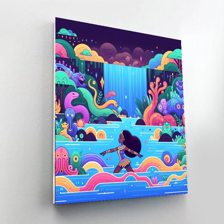 Enchanted River Expedition DIY Paint By Numbers