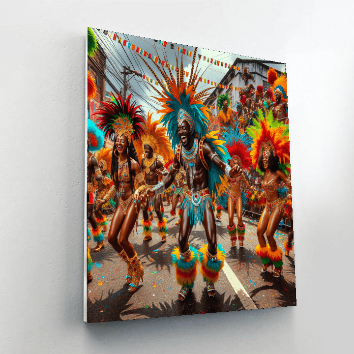 Kingston Carnival - Kingston, Jamaica Painting Number Kit