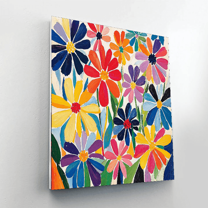 Matisse Inspired Garden Of Colorful Whispers  Painting By Numbers Kit