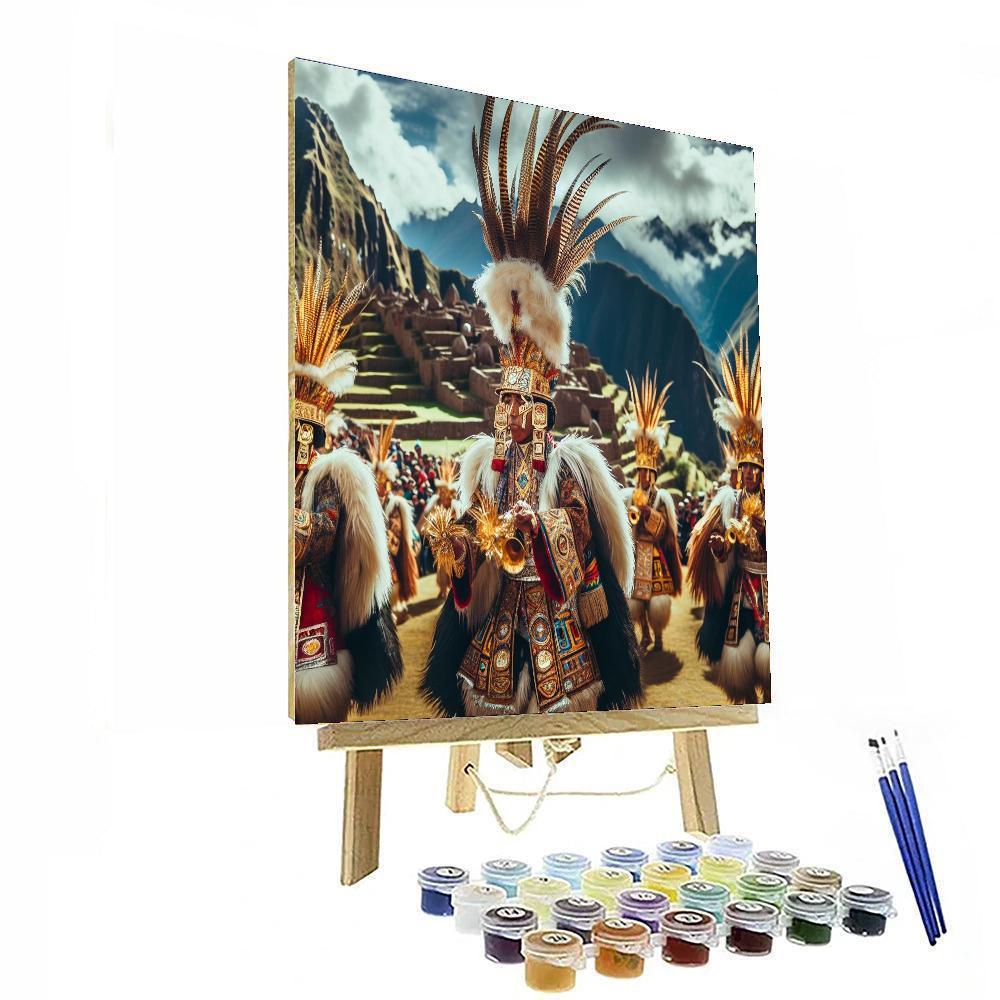 Festival Of The Sun - Cusco Painting By Numbers Kit