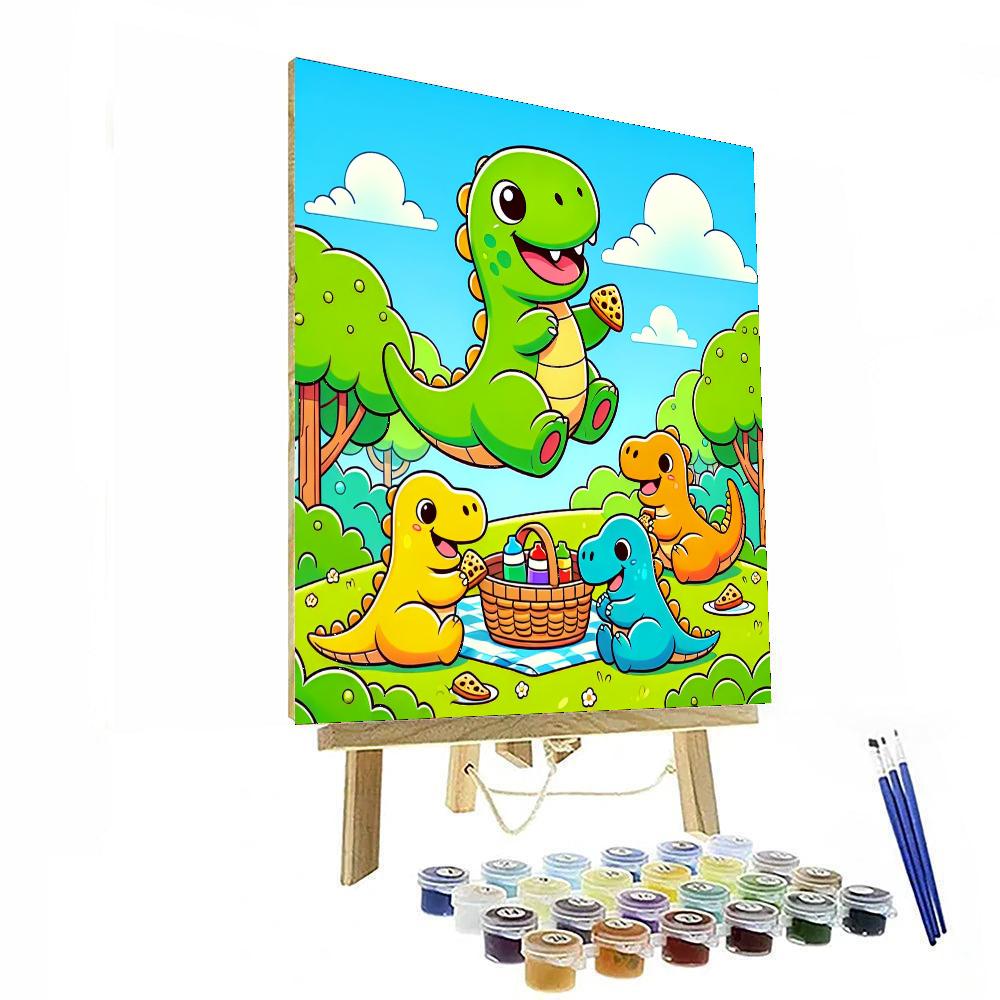 Delightful Dinos DIY Paint By Numbers