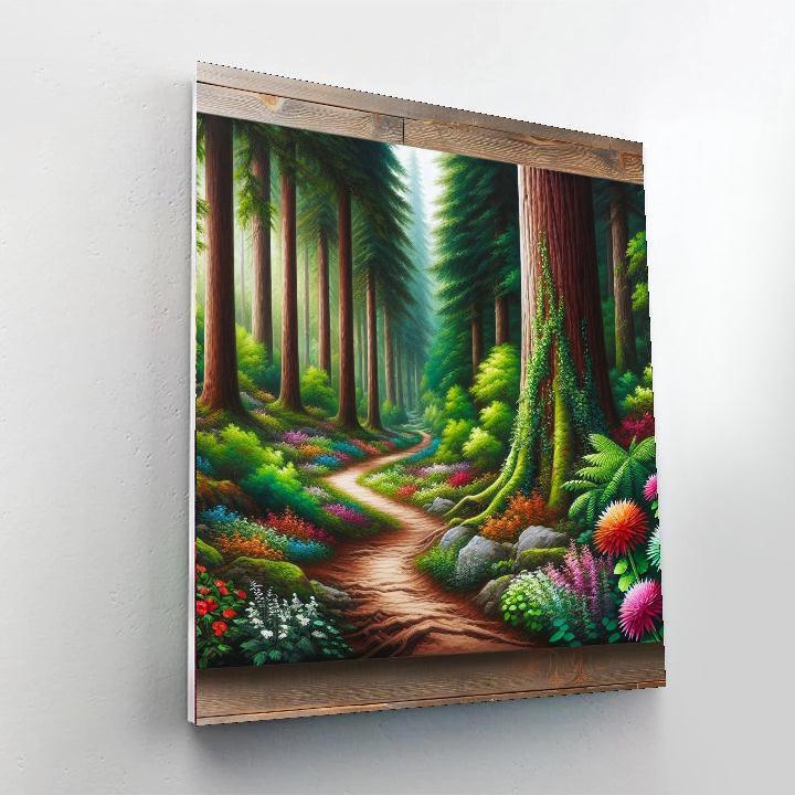 Adventurous Woodland Hike Painting By Numbers Kit