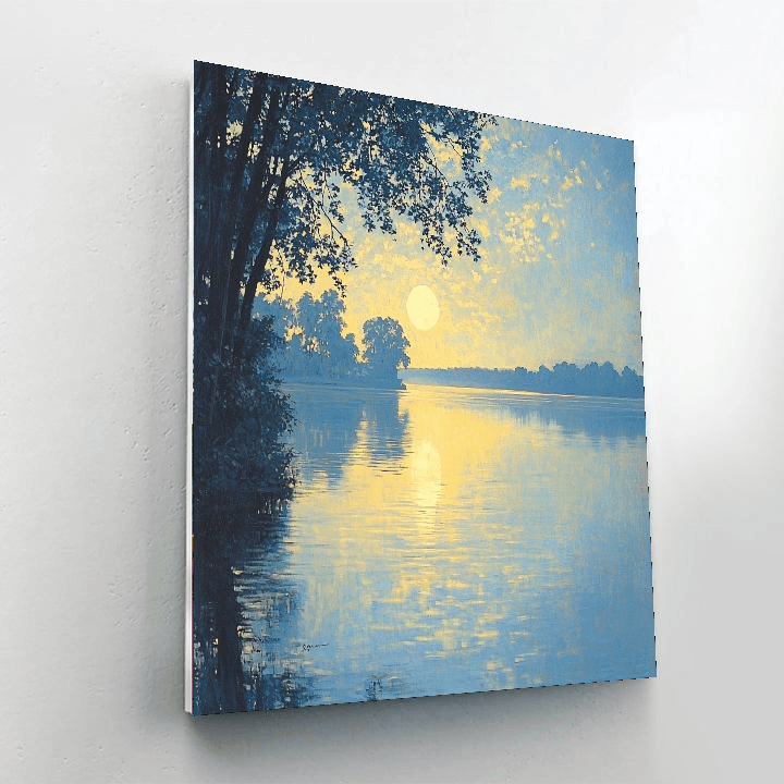 John Singer Sargent Inspired Twilight Reflection  Paint By Number