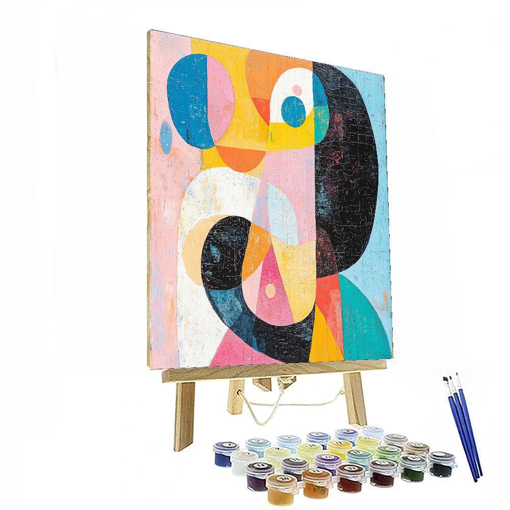 Paul Klee Inspired Breezy Fantasies  Numbered Painting Kits