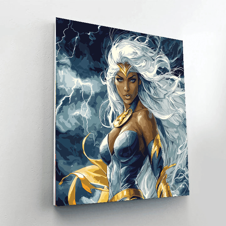 Halle Berry: The Unyielding Spirit Of Storm Paint By Color