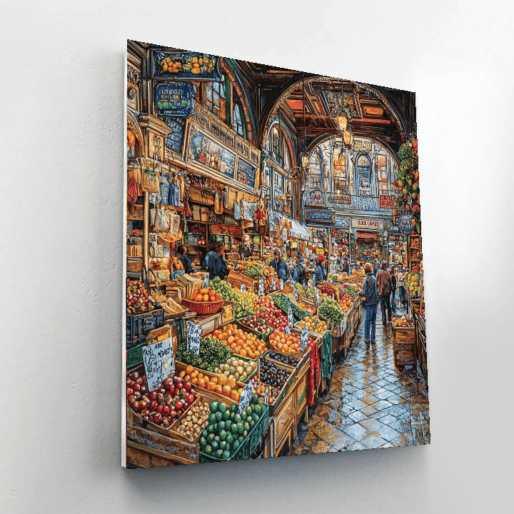 Fremantle Markets - Perth Numbered Painting Kits