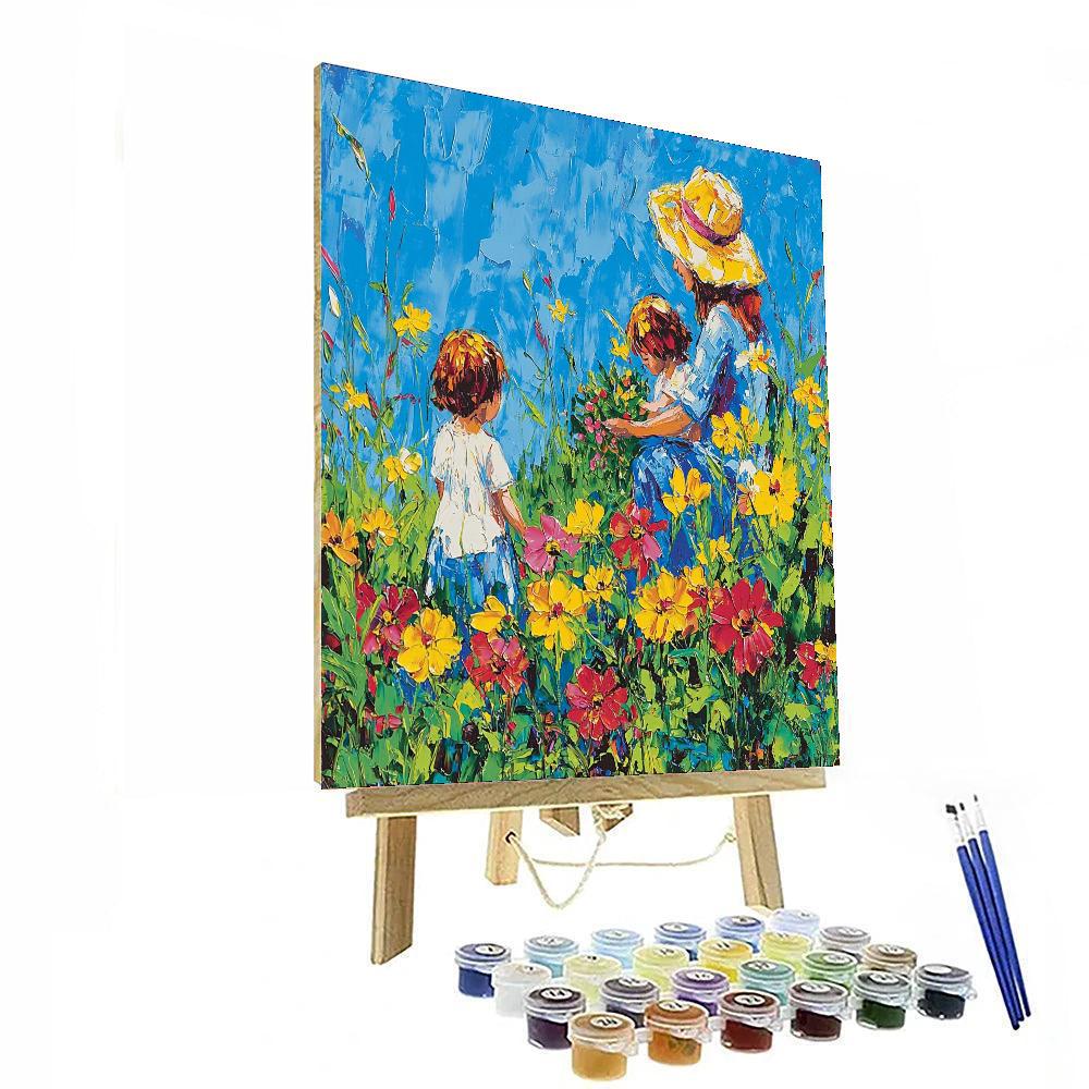 Mommy And Me In The Garden Paint By Numbers Kits