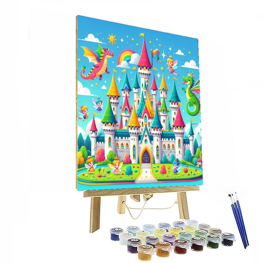 Adventure At The Enchanted Castle Painting Number Kit