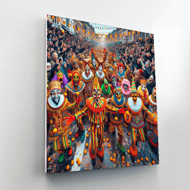 Carnival Of Binche - Binche, Belgium Paint By Numbers