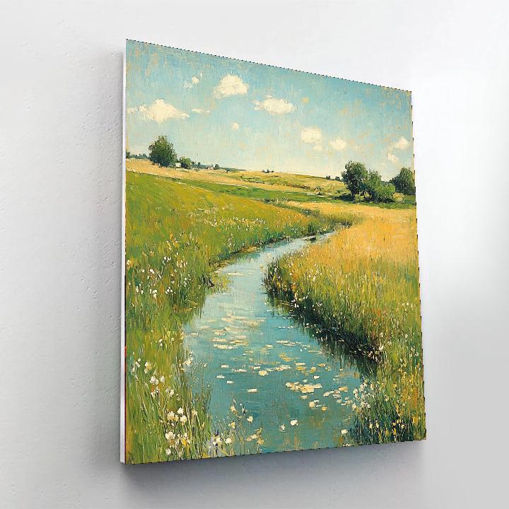 Edgar Degas Inspired Whispering Fields  Paint By Numbers Kits