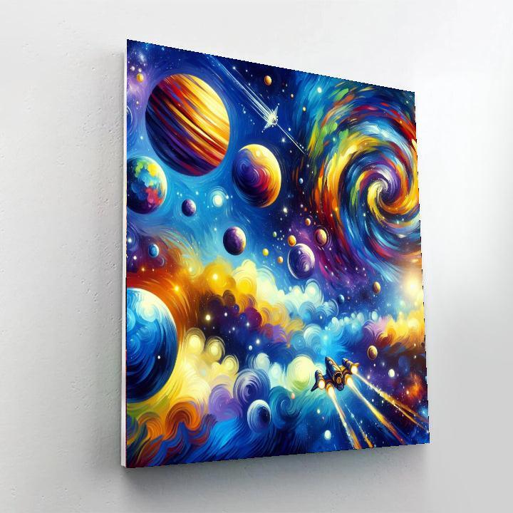 Inspiring Space Odyssey Paint By Color