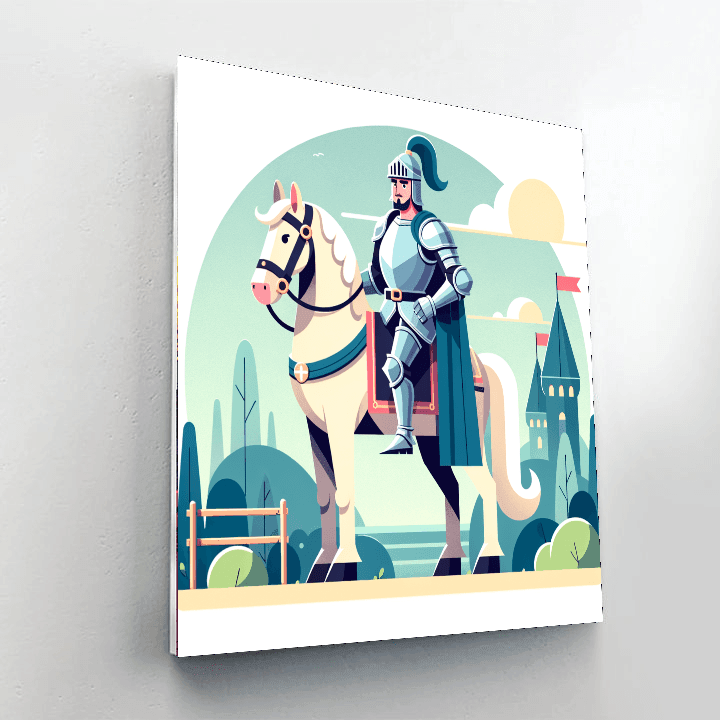 Medieval Knight's Tale Paint By Numbers Kits