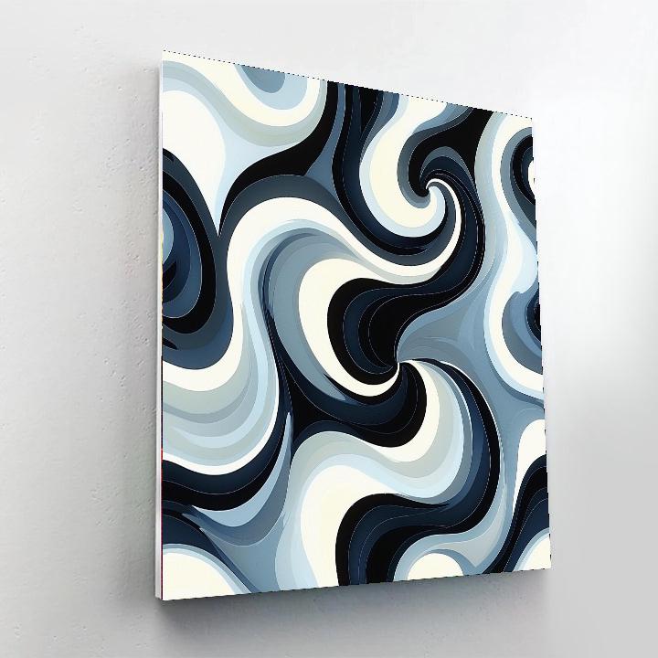 M.C. Escher Inspired Infinite Whirls  Paint By Numbers