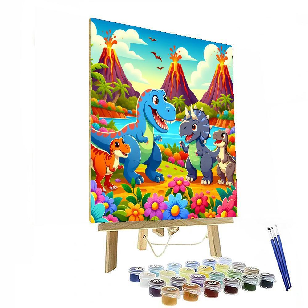 Daring Dinosaur Discovery Paint By Number