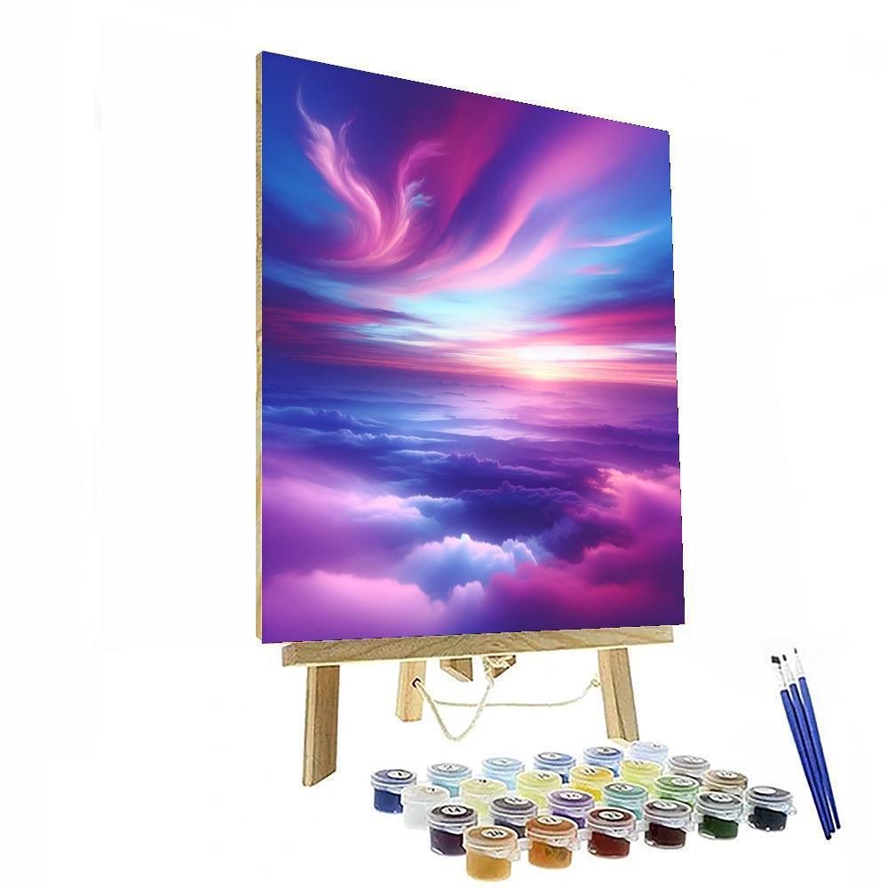 Pastel Skies Symphony Paint By Numbers Art
