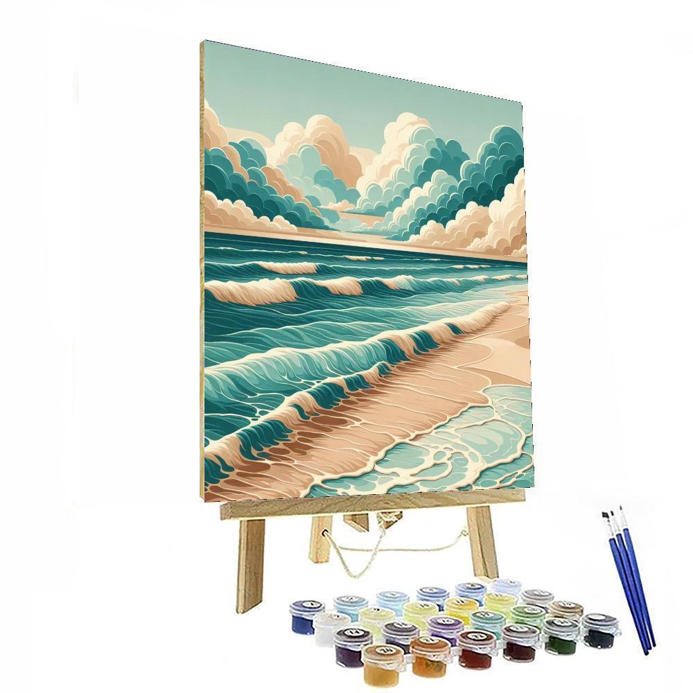 Oceanic Tranquility Tribute DIY Paint By Numbers