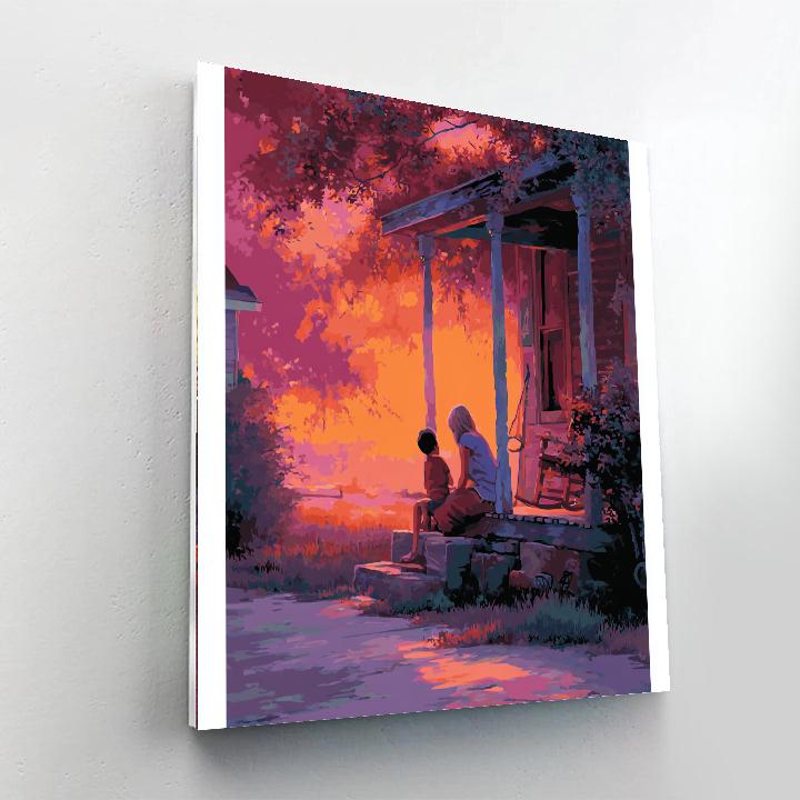 Cherished Tales At Dusk Painting Number Kit