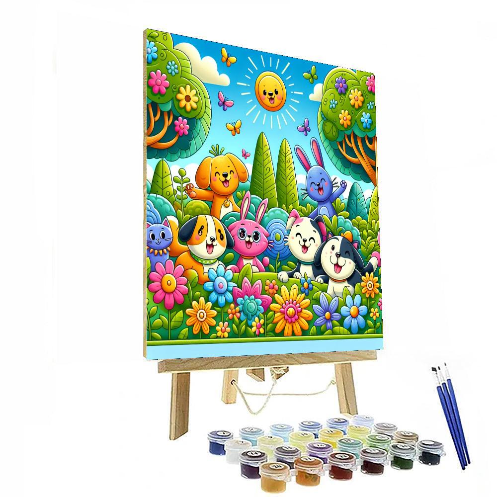 The Happy Pet Adventure DIY Paint By Numbers