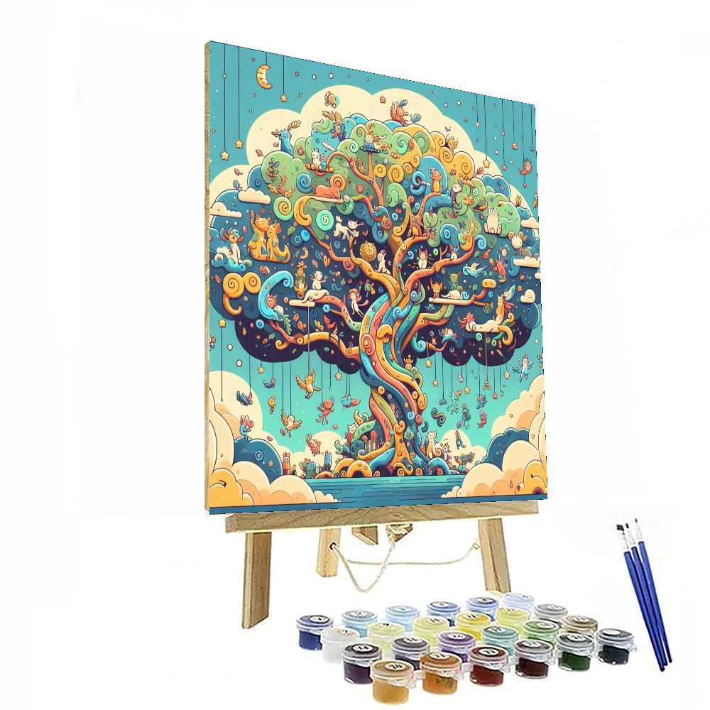 Magic Tree Adventure Paint By Numbers