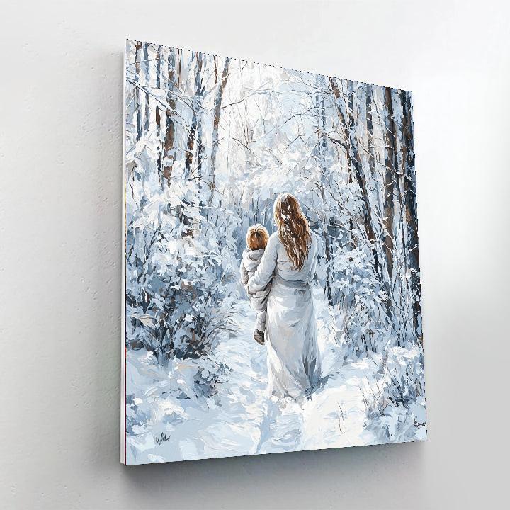 Winter’s Silent Love Paint By Numbers Kits