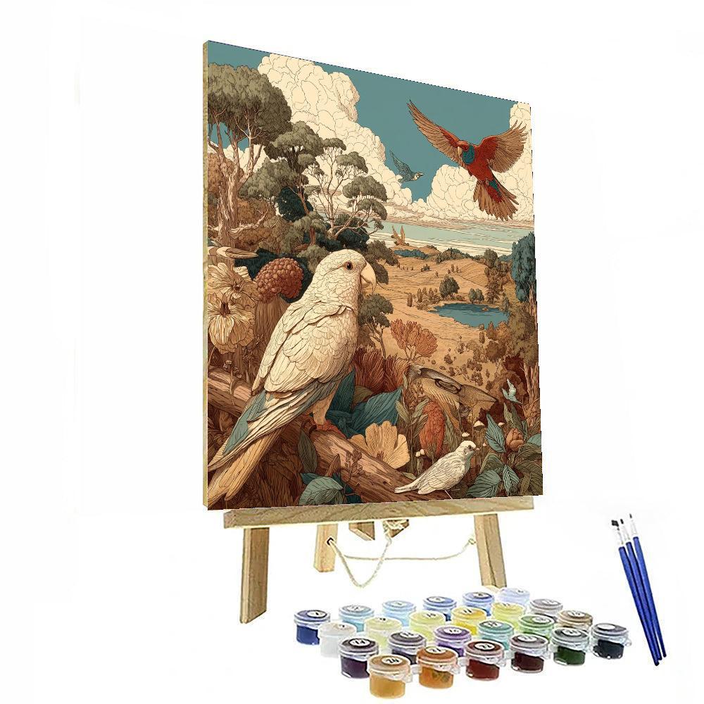 Raphael Inspired Raphael's Serene Wildlife  Paint By Number