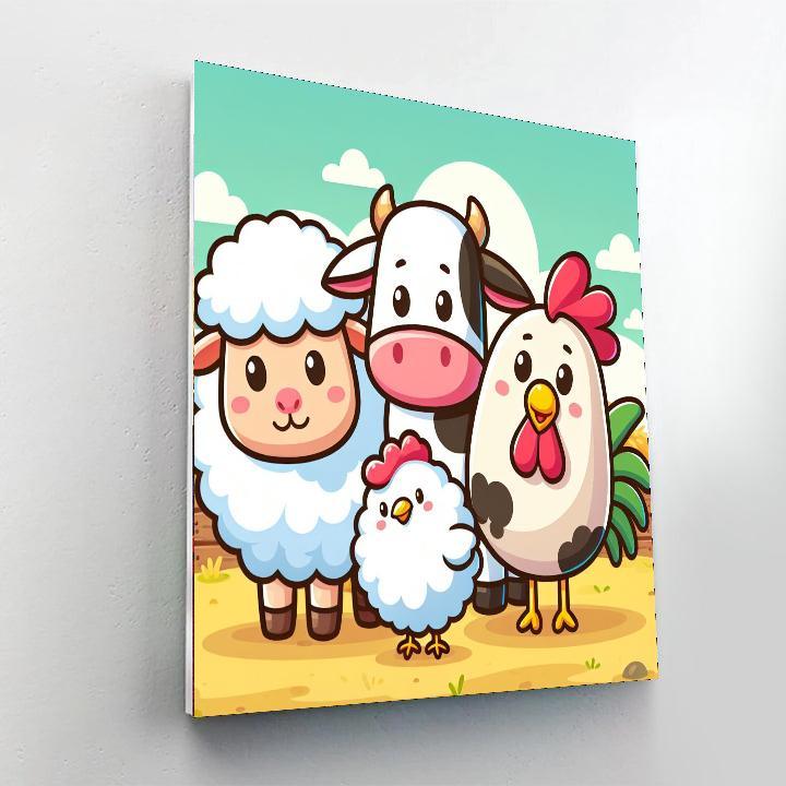 Adventure With Farm Friends Paint By Number