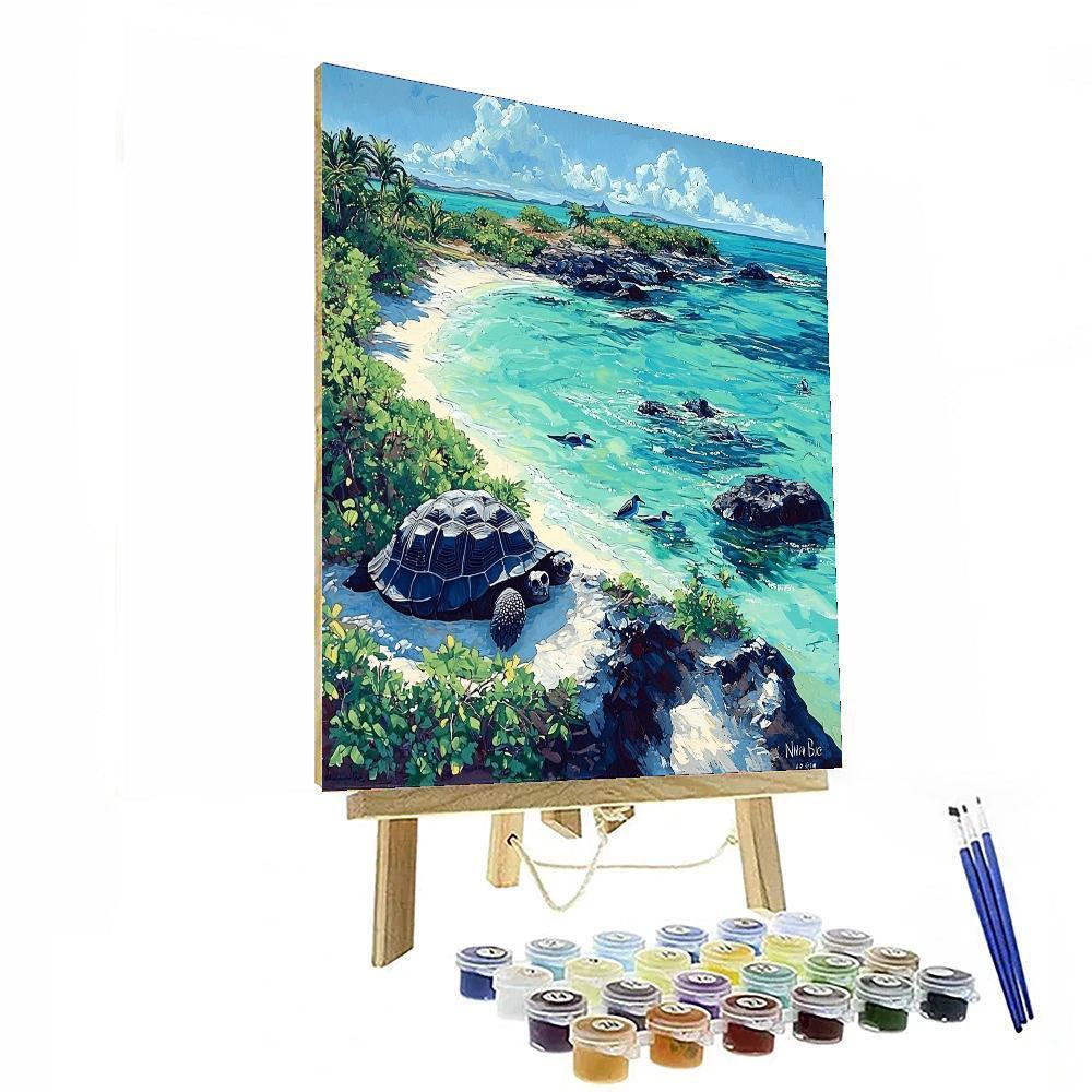 Galápagos Islands Wildlife - Ecuador Numbered Painting Kits