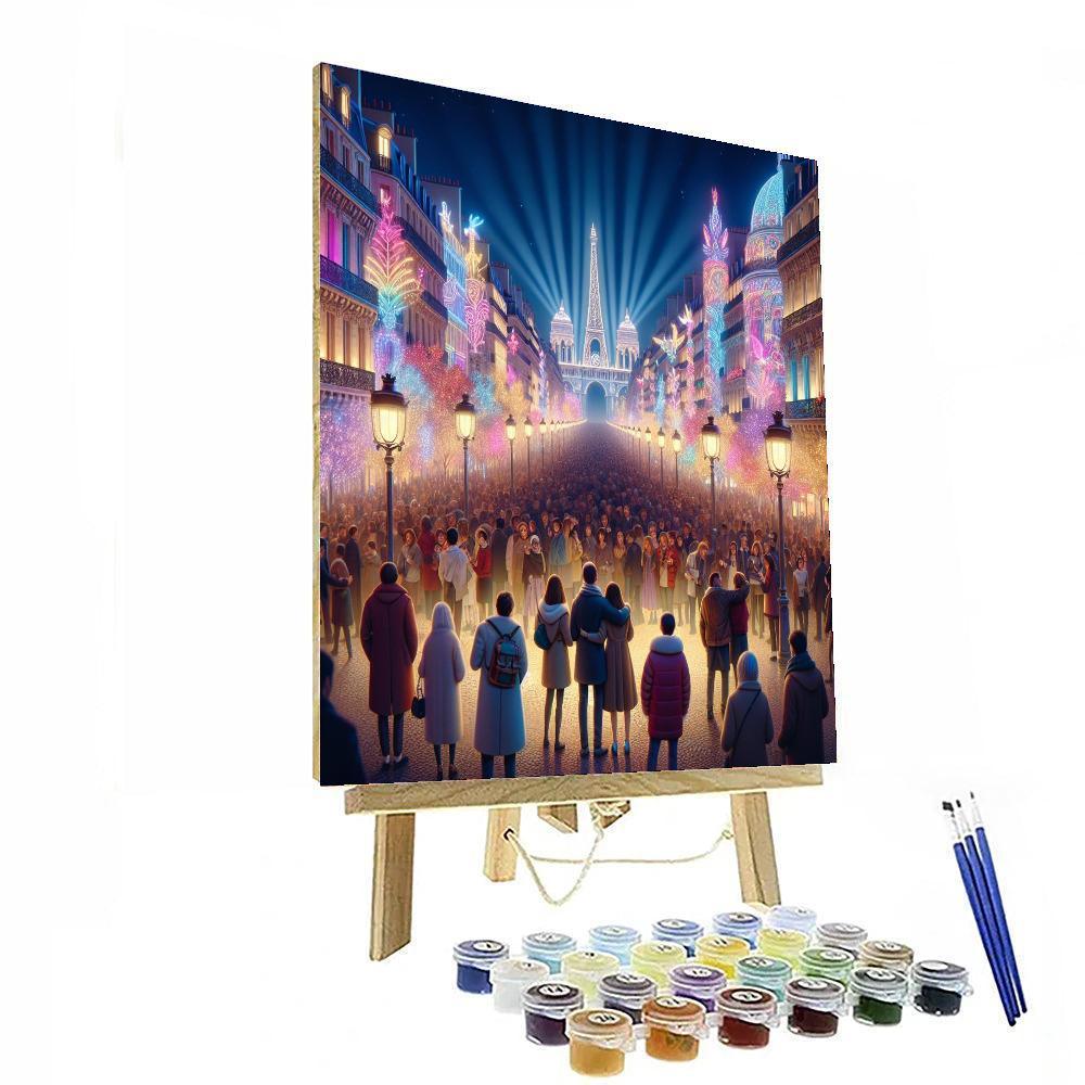 Lights Over New Paris Paint By Color